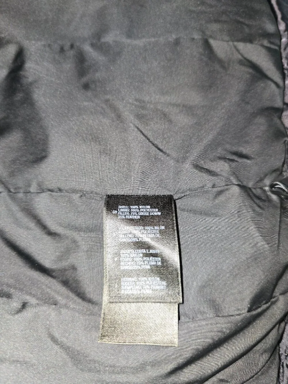 North Face Women's Black 550 Goose Down Puffer Jacket, Size M, Gently Used